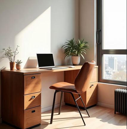 Kleines Büro mit Teamarbeitsplätzen